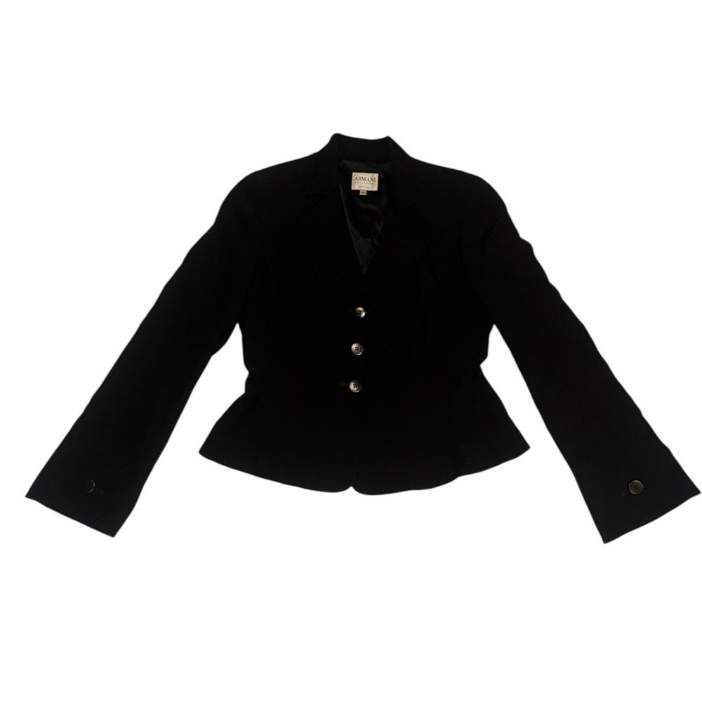 Armani Vintage Peplum Blazer 6